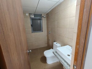 Bathroom in 3 BHK Apartment at Kalpataru Immensa B, Kolshet Road – for Rent