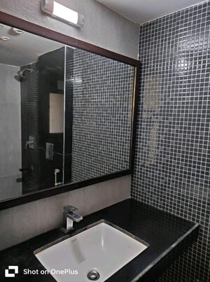 Bathroom in 2 BHK Apartment at Lodha Luxuria Priva, Majiwada – for Rent