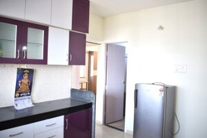 Kitchen in 2 BHK Apartment at Jalan Aura County Pune, Wagholi – for Rent