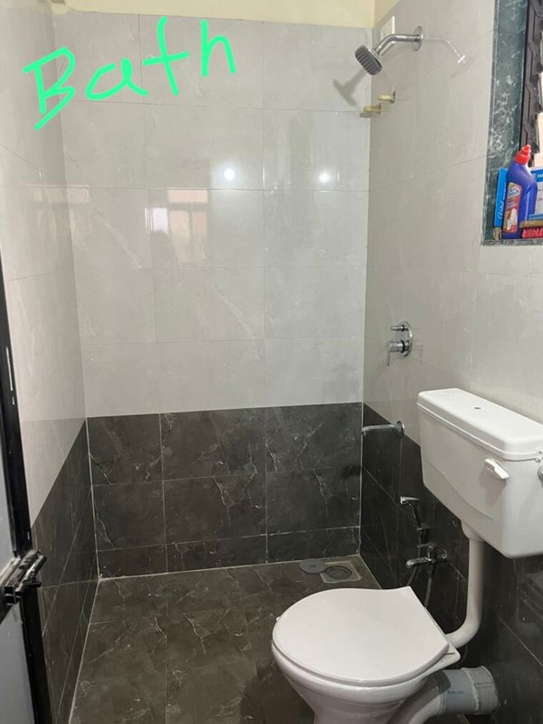 Bathroom, qualcon-palms 1 Bedroom 397 Sq.Ft. Apartment In New Panvel Navi Mumbai 10472018