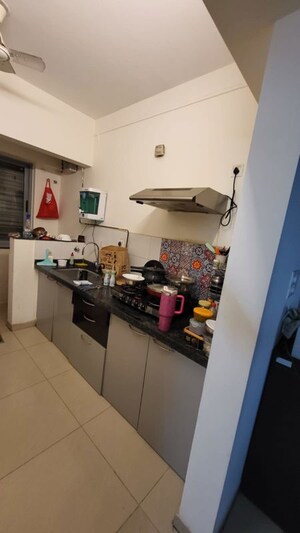 Kitchen in 3 BHK Apartment at Amanora Future Towers, Hadapsar – for Rent