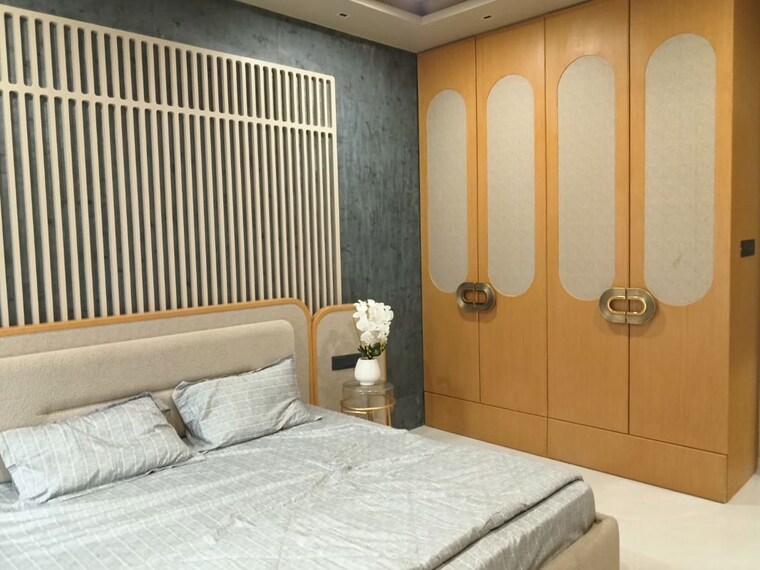 Master Bedroom, aarya-emperro 4 Bedroom 1400 Sq.Ft. Villa In Tarsali Vadodara 10472176