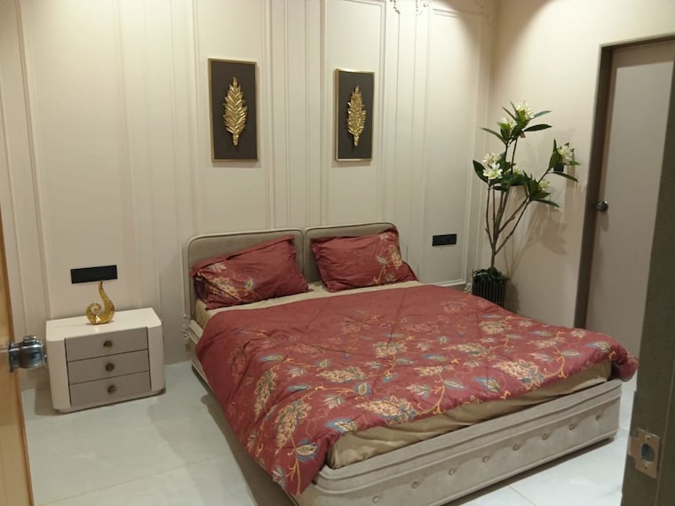Bedroom, aarya-emperro 4 Bedroom 1400 Sq.Ft. Villa In Tarsali Vadodara 10472176