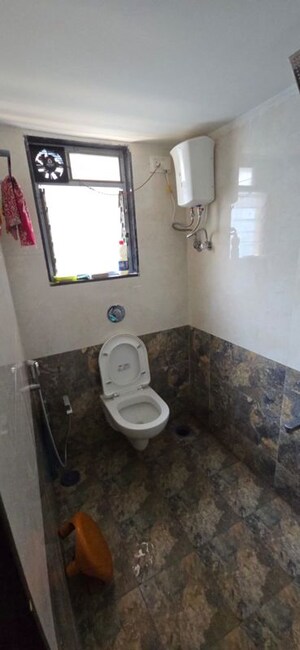 Bathroom in 1 BHK Apartment at Shree Gayatri CHS, Kopri – for Rent