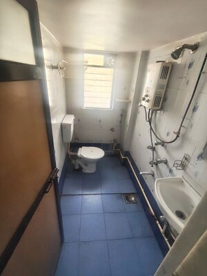 Bathroom in 2 BHK Apartment at Himgiri Lokupvan Phase II CHS Ltd, Vasant Vihar – for Sale