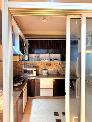 Kitchen in 3 BHK Builder Floor at Chittaranjan Park – for Rent