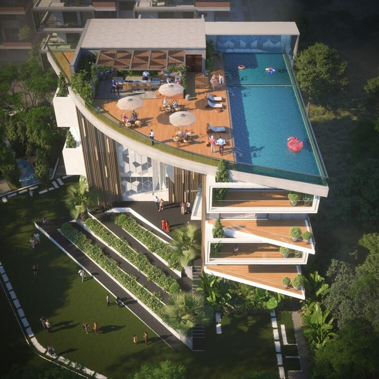 Exterior View, sunshine-destino 4 Bedroom 2545 Sq.Ft. Apartment In Puppalaguda Hyderabad 10458228