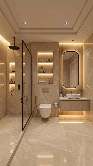 Bathroom in 6 BHK Independent House at Sector 15 – for Sale