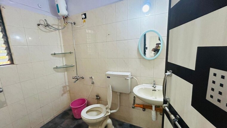 Bathroom, sunflower-apartment-chs 2 Bedroom 864 Sq.Ft. Apartment In Kondhwa Pune 10472242