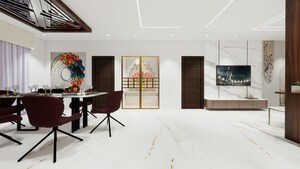 Living Room in 4 BHK Villa at Lodha Baldwin Park, Kukatpally – for Rent