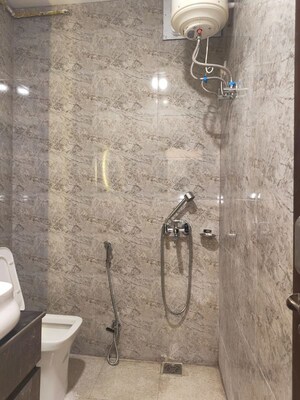 Bathroom in 2 BHK Builder Floor at Malviya Nagar – for Rent