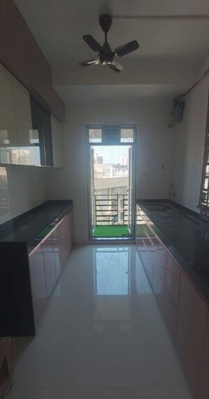 Kitchen in 1 BHK Apartment at Solitaire Heights, Malad West – for Rent