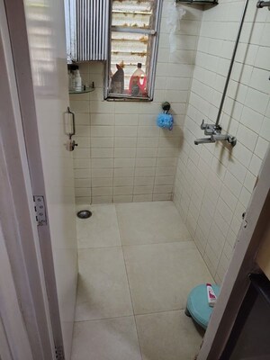 Bathroom in 1 BHK Apartment at Ashoka Tower Andheri, Versova – for Rent