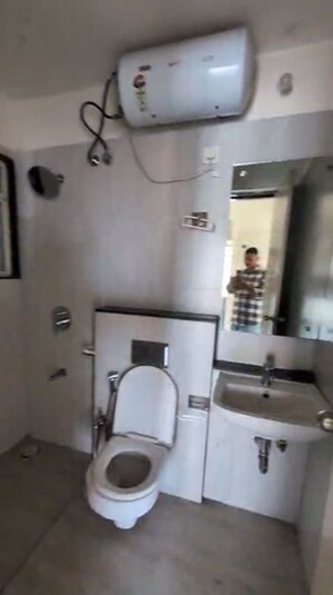Bathroom in 2.5 BHK Apartment at Godrej Central, Chembur – for Rent