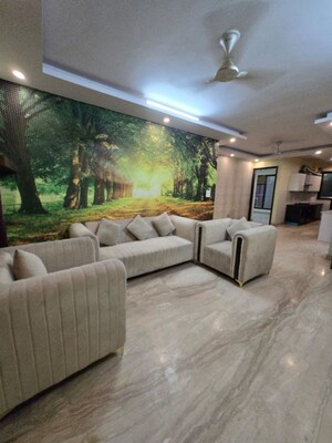 Hall in 3 BHK Builder Floor at Sector 56 – for Rent