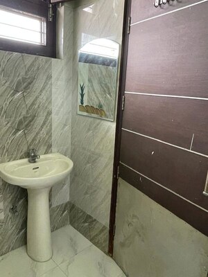Bathroom in 1 RK Builder Floor at Miller Ganj – for Rent
