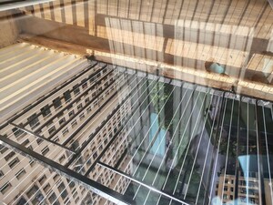 Balcony in 2 BHK Apartment at Rustomjee Azziano Wing D, Thane West – for Rent
