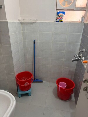 Bathroom in 2 BHK Apartment at Anam Enclave, Faizabad Road – for Rent