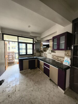 Kitchen in 3 BHK Apartment at Diamond Sukrit Apartments, Vrindavan Yojna – for Rent