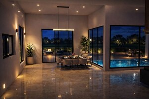 Laundry Area in 4 BHK Independent House at Puthencruz – for Sale