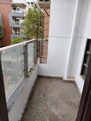 Balcony in 2 BHK Builder Floor at Raj Nagar Extension – for Rent