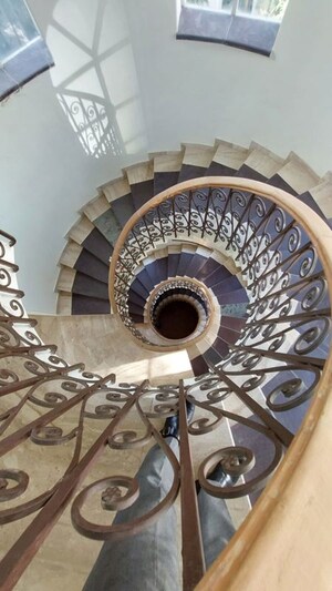 Staircase in 4 BHK Villa at Manpada – for Sale