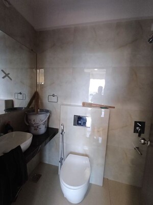 Bathroom in 1 BHK Apartment at Colorplus Raymond Realty Phase I, Pokhran Road No Two – for Rent