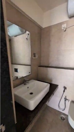 Bathroom in 2.5 BHK Apartment at Godrej Central, Chembur – for Rent