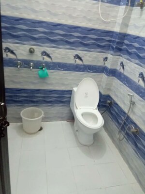 Bathroom in 1 RK Independent House at RWA Metro Apartments, Sector 71 – for Rent
