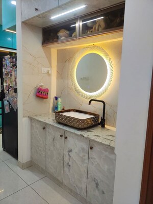 Bathroom in 3 BHK Apartment at Aparna Cyberscape, Nallagandla – for Rent