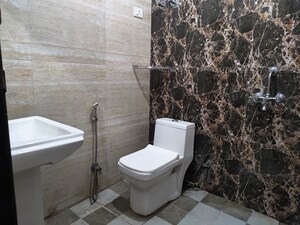 Bathroom in 2 BHK Builder Floor at Chattarpur – for Rent