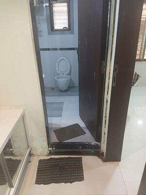 Bathroom in 1 BHK Apartment at Sandesh Nagar – for Rent