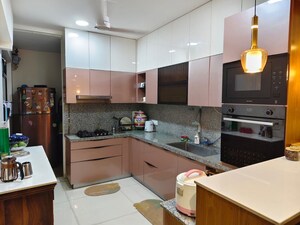 Kitchen in 3.5 BHK Apartment at Digambar Nagar – for Rent