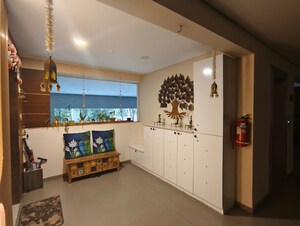 Living Room in 3.5 BHK Apartment at Digambar Nagar – for Rent