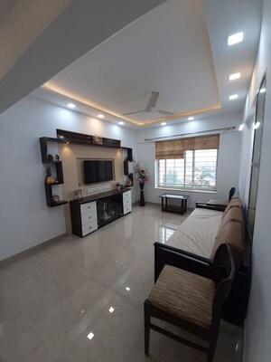 Living Room in 3 BHK Apartment at Aditya Nisarg Palms, Bavdhan – for Rent