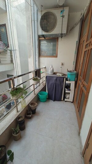 Balcony in 1 BHK Builder Floor at Tigra – for Rent