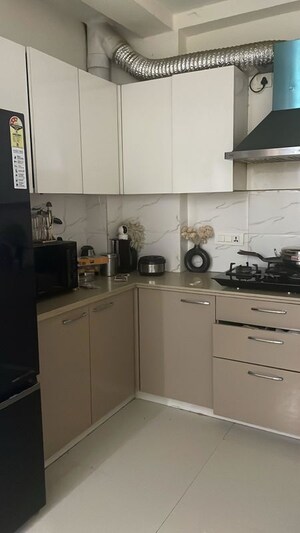 Kitchen in 1 BHK Builder Floor at Tigra – for Rent