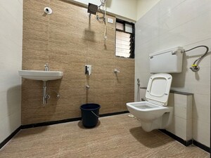 Bathroom in 2 BHK Apartment at Adani Ten BKC, Bandra East – for Rent