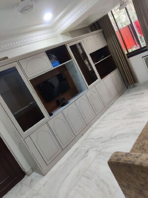 Living Room in 1.5 BHK Apartment at Bandra West – for Rent