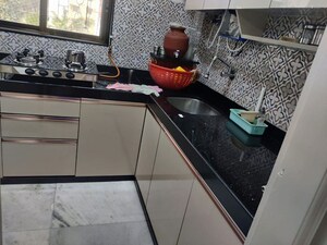 Kitchen in 1.5 BHK Apartment at Bandra West – for Rent