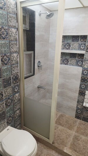 Bathroom in 1 BHK Apartment at Bandra West – for Rent