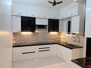 Kitchen in 2.5 BHK Apartment at Aparna Sarovar Zicon, Nallagandla – for Rent
