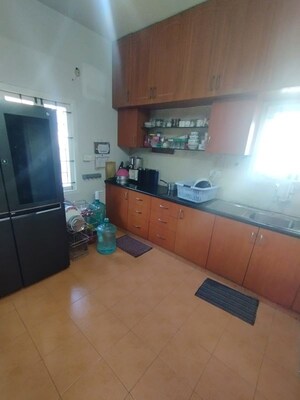 Kitchen in 3 BHK Apartment at Cooke Town – for Rent