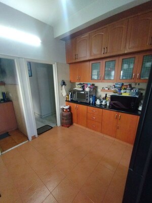 Kitchen in 3 BHK Apartment at Cooke Town – for Rent