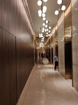Building Lobby in 2 BHK Apartment at Marathon Monte South, Byculla West – for Rent