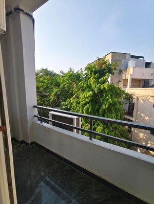 Balcony in 3 BHK Builder Floor at Chittaranjan Park – for Rent