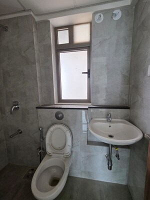 Bathroom in 1 BHK Apartment at Sheth Irene, Malad West – for Rent