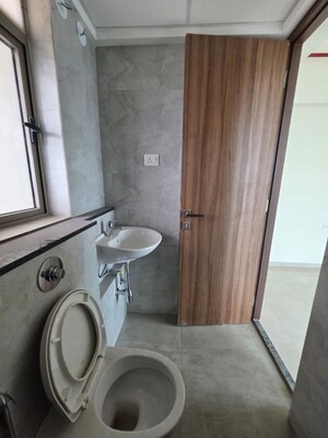 Bathroom in 1 BHK Apartment at Sheth Irene, Malad West – for Rent
