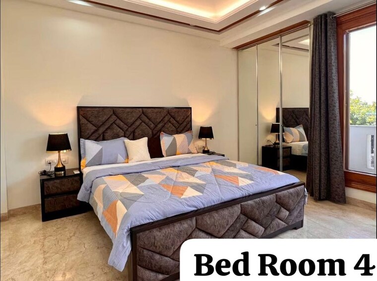 Bedroom, south extension ii 4 Bedroom 4000 Sq.Ft. Builder Floor In South Extension ii Delhi 10473196