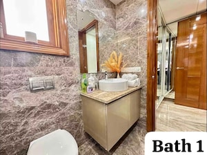 Bathroom in 4 BHK Builder Floor at South Extension ii – for Rent